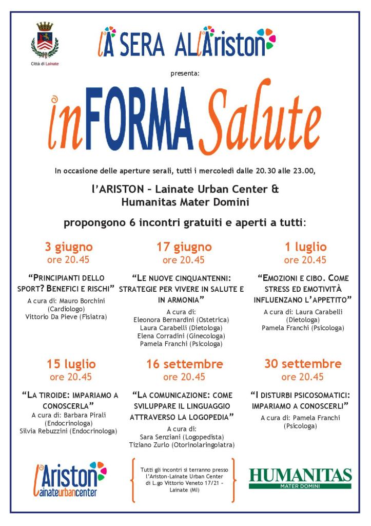 inFORMA Salute - Calendario incontri - HMD
