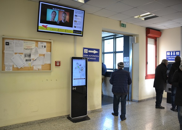 Totem Interattivo Smartmedia all'ospedale Cannizzaro