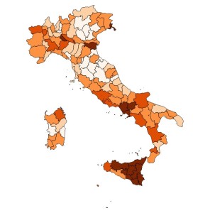 Rapporto MEV(i) - Mortalità evitabile provinciale – Femmine