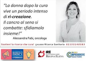 World cancer day card ALESSANDRA FABI