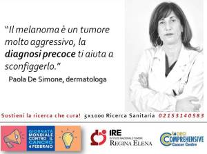 World cancer day card PAOLA DE SIMONE